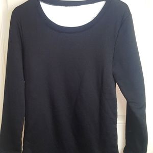 Black super soft sweat shirt